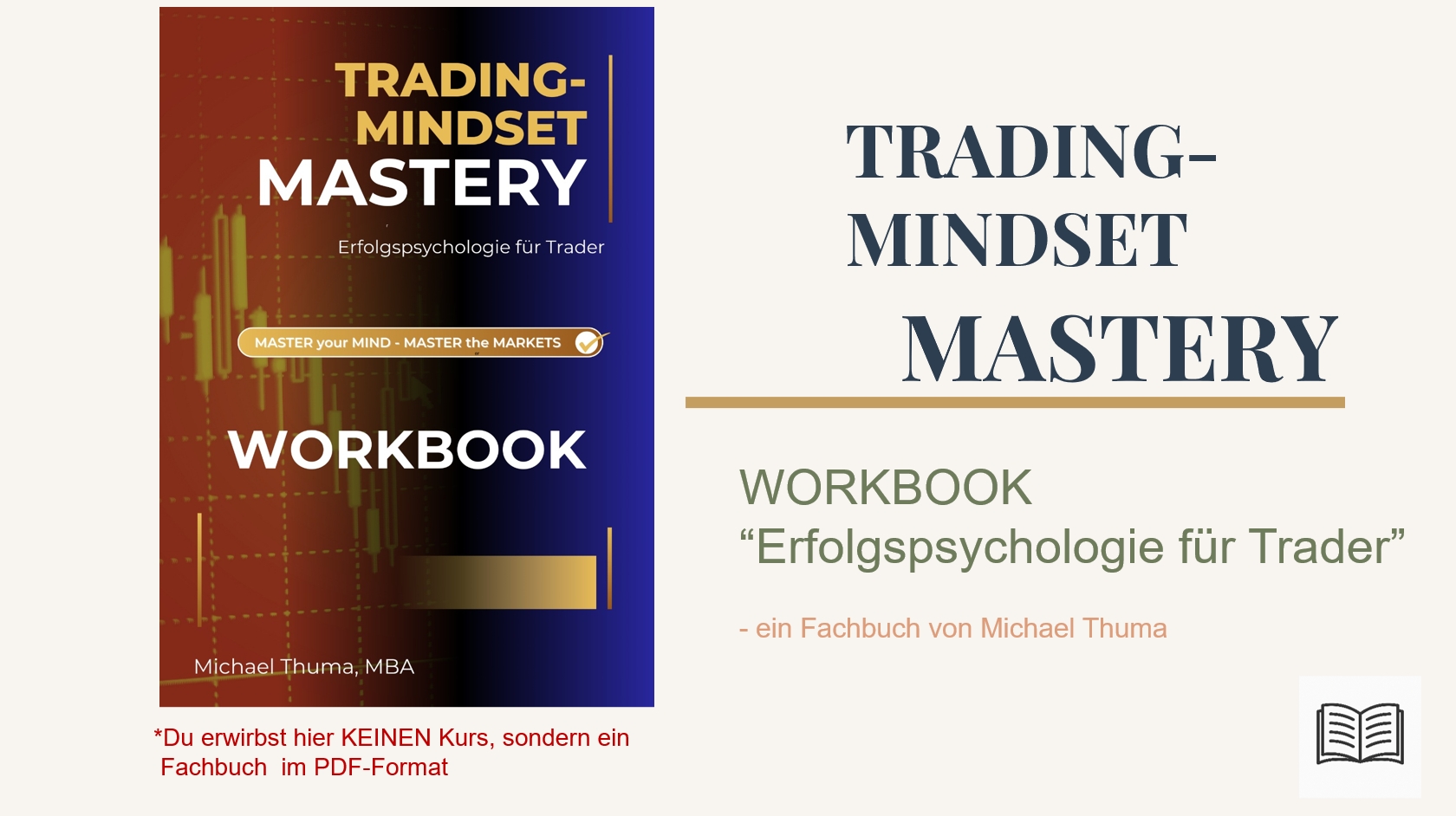 Buch / Fachbuch: TRADING-MINDSET MASTERY – „Erfolgspsychologie für Trader“ – WORKBOOK