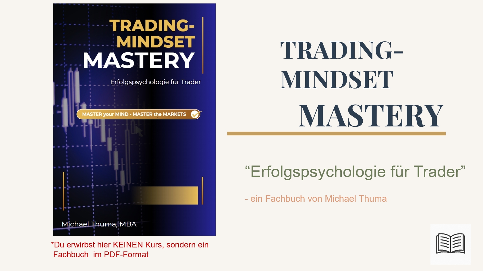 Buch / Fachbuch: TRADING-MINDSET MASTERY – „Erfolgspsychologie für Trader“